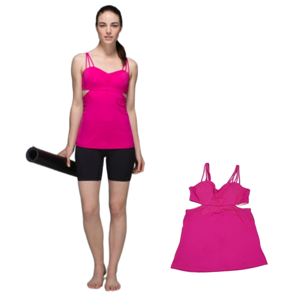 lululemon athletica Bright Pink Double-Strap Camisole
